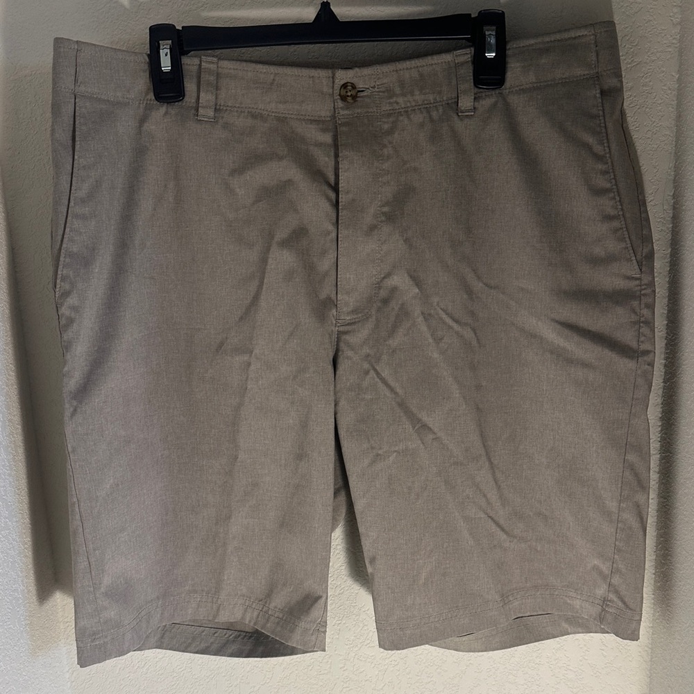 PGA Tour Men's Khaki Flat Front Shorts